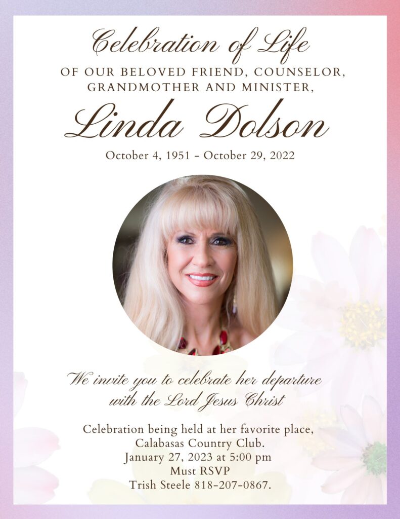 Celebration of our beloved Linda Dolson