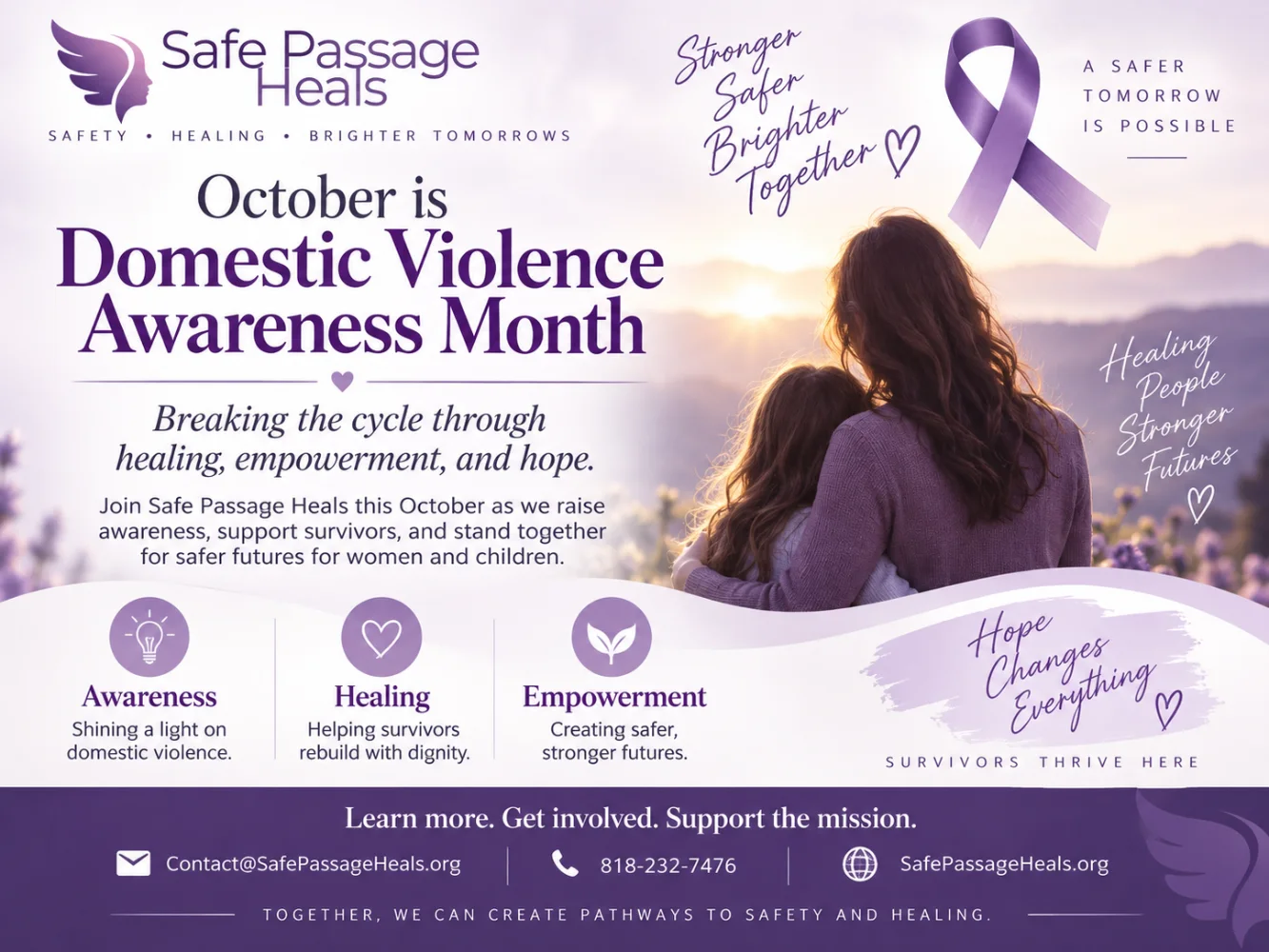 SAFE PASSAGE HEALS Domestic Violence Awareness Month Donate-optimized